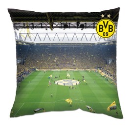 Borussia Dortmund, BVB Cushion South Tribune, Multi-Colour, 40 x 40 cm, Pack of 1