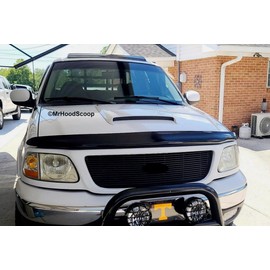 Unpainted Hood Scoop Compatible with 1997-2003 Ford F150 by MrHoodScoop HS009. (Not A Hood).