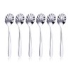 Csinos 304 Stainless Steel Spoon Shell Shape Flatware Spoon Dessert