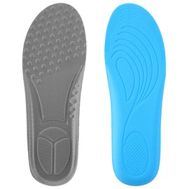 WLLHYF Shoe Insoles, Memory Foam Insoles, Cut to Size, Comfort Replacement Cushion, Shock Absorption, Cushioning Shoe Insoles, Soft Running Insoles for Men and Women (27-29.5 cm)