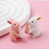 SHIDXIB 24Pcs Plastic Rabbit Figures Animal Rabbit Character Set Fairy