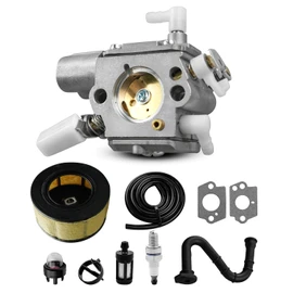 QAGGUM Carburetor Tune Up Kit Fit for Stihl MS231 MS231C MS251 MS251C MS241 MS241C Chainsaw, Replace 1143 120 0611 1143 120 0605 1143-120-0641, with Spark Plug Gasket