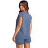 WIHOLL 2 Piece Sets for Women Summer Tops Short Sleeve