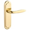 Designer Levers - Mocho Round Plate Lever Door Handle -