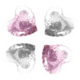 Healeved Eye Cover for Cooling 4pcs Reusable Eye Pads Pvc Gel Material under Eye Patch