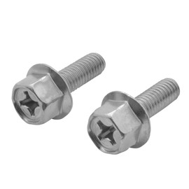 2 Screws M6 x 18 mm for Exhaust Scooter 50 cc Bw's MBK Booster Nitro Aerox Mach-G Jog-R Ovetto Malaguti F10 F12 F15 Aprilia SR CPI Manifold Stud Bolts
