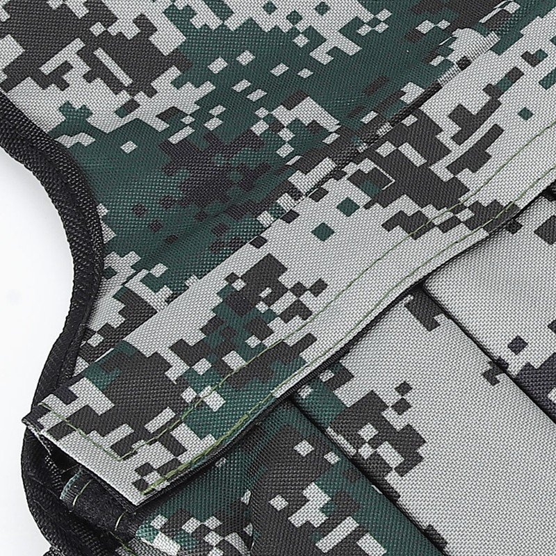 20KG / 44LBS Adjustable Camouflage Weighted Vest Training Workout Fitness
