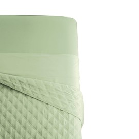 Sposh Microfiber Quilted Blanket for Massage Table | 58" W x 85" L - Greenery