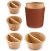 Colingmill 4 Pcs Rim Cone Pottery Wooden Tools 4 Sizes
