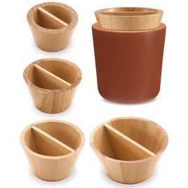 Colingmill 4 Pcs Rim Cone Pottery Wooden Tools 4 Sizes Pottery Shaping Cone Trimming Tools Supplies for Sculpting Fixing Rim Mug Bowl Ceramic