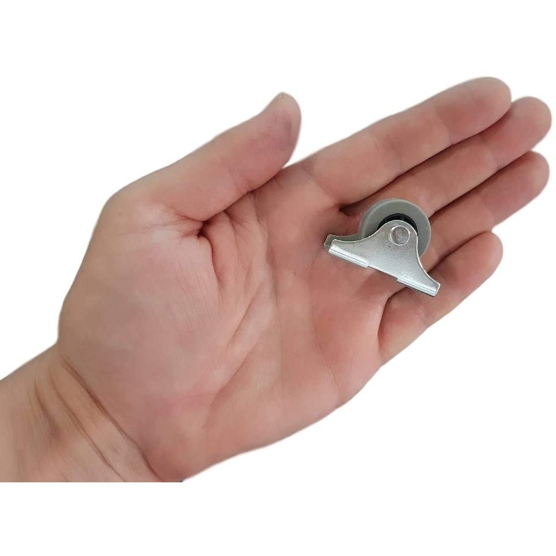 (Pack of 4) 25 mm Small Wheel Castors Rubber Casters