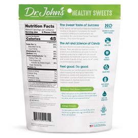 Dr. John’s Sugar Free Candy, Healthy Hard Candy with Zero Sugar, Low Calorie Snacks, Keto Friendly, Vegan, Gluten Free, Guava Flavor, 3.85 OZ