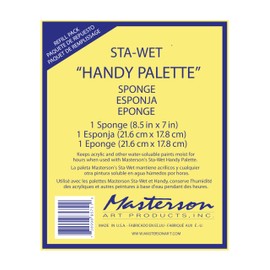 Masterson Sta-Wet Handy Palette Sponge Refill 1 Pack