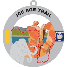 Hiker Medals Ice Age Trail Medal