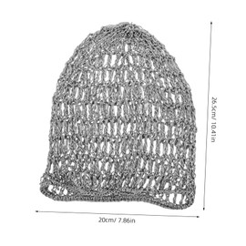 SAFIGLE Mesh Hair Net for Women Reusable Crochet Sleeping Cap Lightweight and Comfortable Rayon Material for Curly Hair Plopping and Hair Care