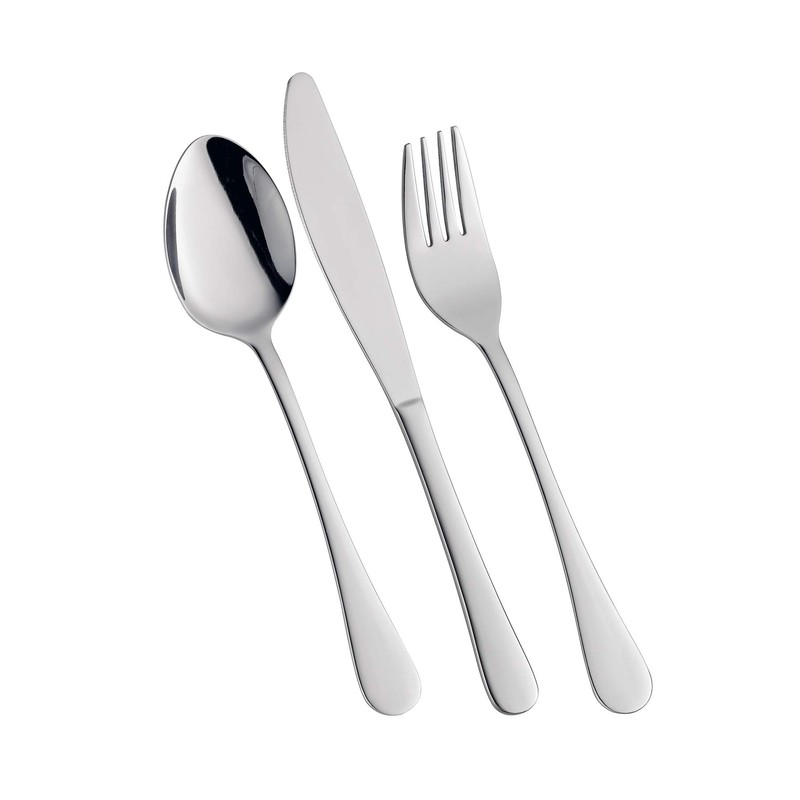 Cilio Viaggio Outdoor Cutlery Set Camping Cutlery with Black Felt