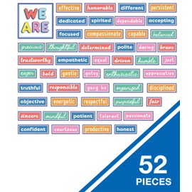 Carson Dellosa Education We Stick Together 52 pc Bundle Motivational Bulletin Board Set, Positive Affirmations and Reproducible Social Emotional Learning Activities, Growth Mindset Classroom Decor