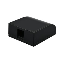 CTForest Black socket cover, type 86, rain cover for plastic sockets, protects the socket from environmental influences such as dust and moisture