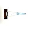 2PK 200mm Zinc Tee Hinges with Fixings. 8" T-Hinges for