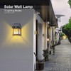 OUGETHER Solar Wall Lights Outdoor, Wireless Dusk to Dawn Porch