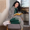LYHome Merino Wool Blanket - Large Throw Bedspread for Sofa