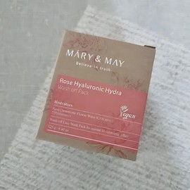 Marienmay Rose Hyaluronic Hydra Wash-Off Pack 125g Skin Moisturizing / 마리엔메이 로즈 히알루로닉 하이드라 워시오프팩 125g 피부보습