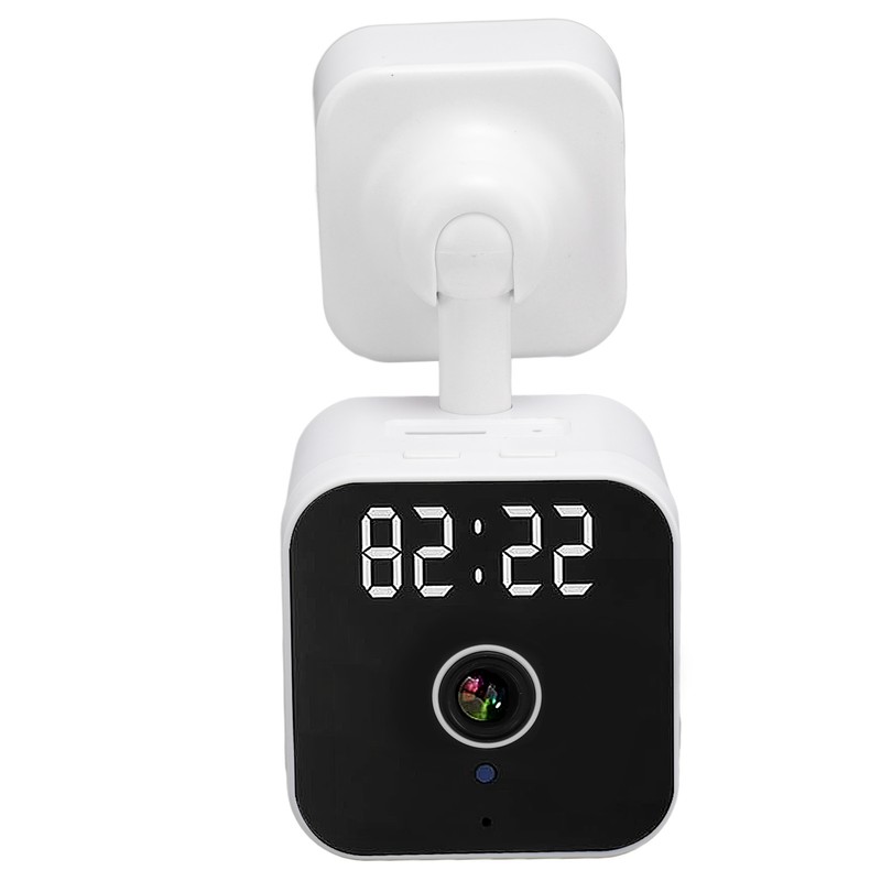 Indoor Security Camera with Clock 2.4G WiFi Wireless HD 3MP