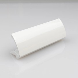 FELGNER Balcony Door Handle 0047 Door Handle for Balcony and Patio Outdoor Mounting Pull Handle Balcony Handle for Pulling Weatherproof Screws - F9016 Traffic White Coated