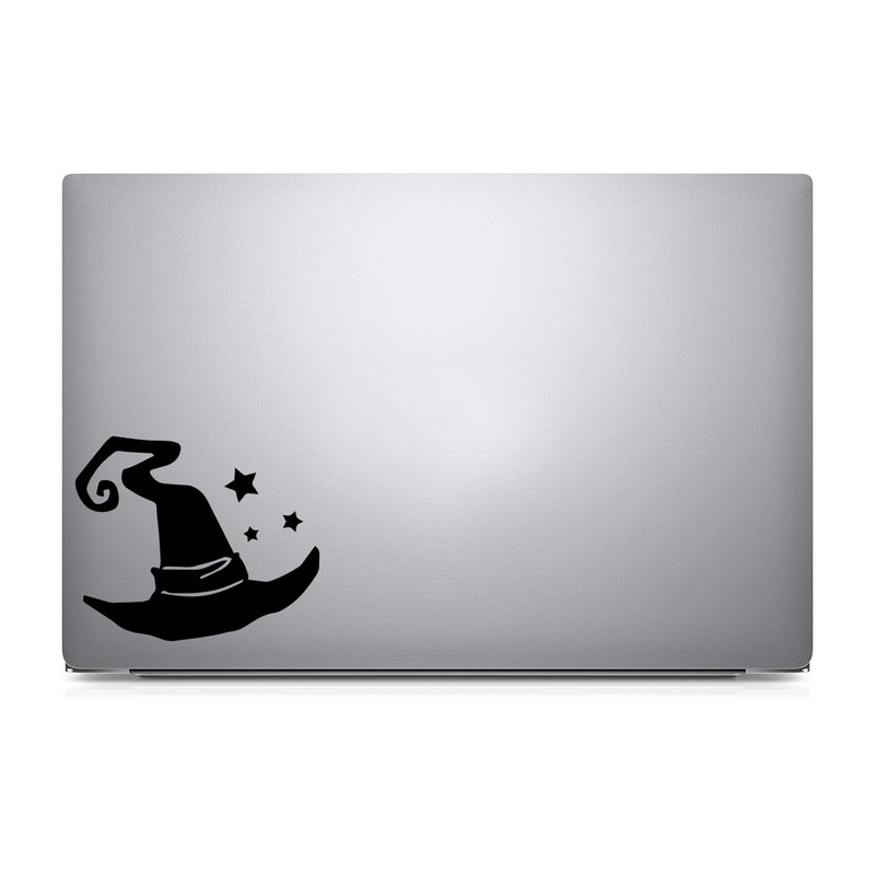 Bargain Max Decals Witch Hat Silhouette Decal Notebook Car Laptop