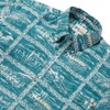 Reyn Spooner Men’s Lifeguards California Hawaiian Aloha Shirt, Balsam, M