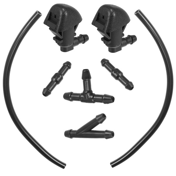 X AUTOHAUX 1 set windscreen washer nozzle kit with hose