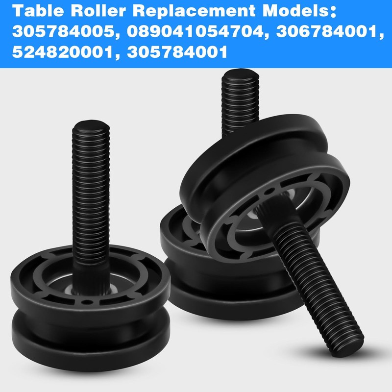3Pcs Tile Saw Roller Assembly 305784005 305784001, Table Saw Parts