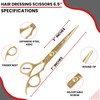 Nixcer Hair Cutting Scissors -Sharp Razor Edge Blade Hair Shears