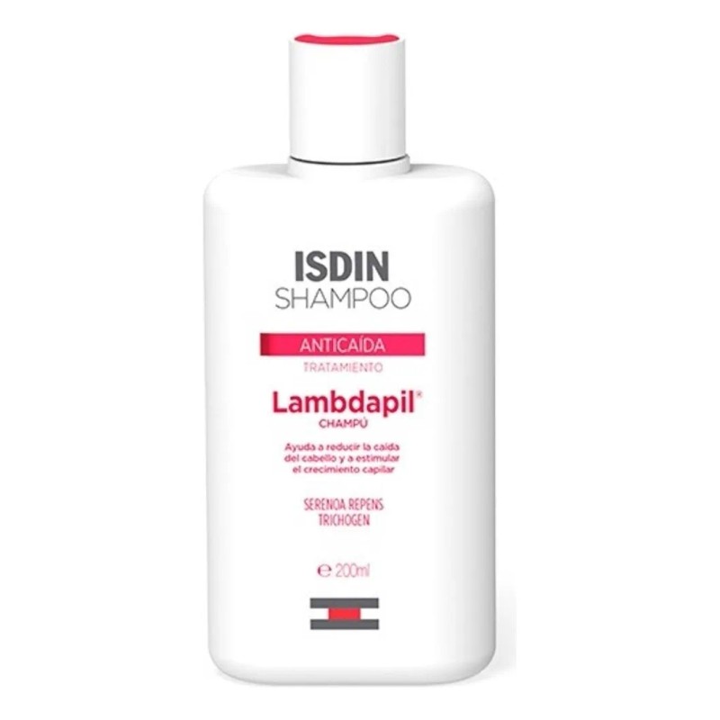 Shampoo Isdin Lambdapil Anticaída Botella 200ml Por Unidad