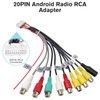 Zenoruslky Android Stereo Harness Kit, Car Radio Wire Harness with