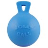 Jolly Pets Dog Tug-N-Toss Toy Ball, 6-Inch, Blueberry (406 BB),