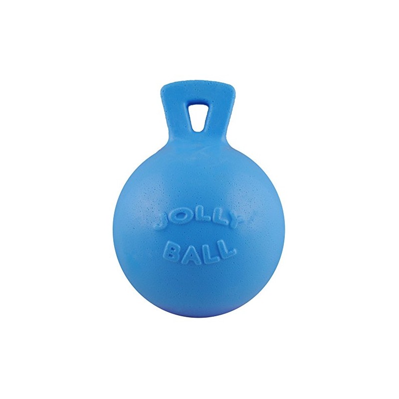 Jolly Pets Dog Tug-N-Toss Toy Ball, 6-Inch, Blueberry (406 BB),