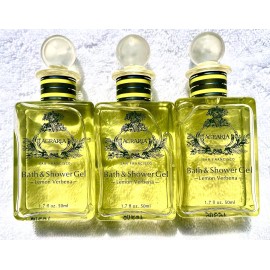 Agraria Bath and Shower Gel Lemon Verbena Travel Size - 1.7 fl oz  set of 3