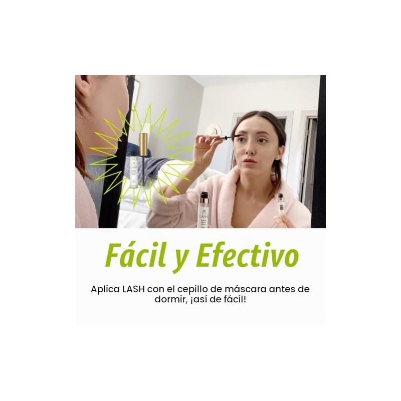Isabella's Clearly LASH: Suero Natural de Crecimiento para Pestañas y