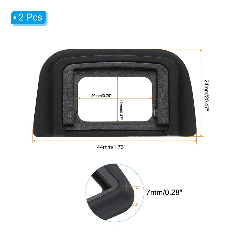 PATIKIL DK-20 Viewfinder Eyepiece Eyecup, 2 Pack Camera Eyecup Eye