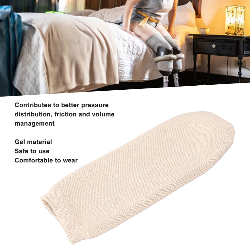 Thickened Gel Prosthetic Sock High Elasticity Pressure Distribution Reduce Friction