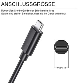 130W USB C Laptop Ladekabel für Dell XPS 15 9500 17 9700 Latitude 7210 7310 7410 9410 9510 5420 5520 Precision 5550 5750 3560 3550 3551 Netzteil Ladegerät