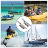 DONGKER 2PCS Boat Cord Hook Bases,Stainless Steel Boat Mooring Hooks