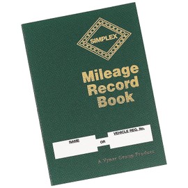 Simplex Mileage Record Book