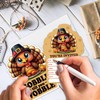 REWIDPARTY 15 Sets Thanksgiving Party Invitations with Envelopes Stickers, Cute