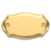 Brass Sign with Your Engraving - 86 x 48mm Oval