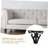 KONTONTY 4 Pcs Iron Sofa Support Legs Strong Cabinet Legs