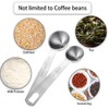 4 PCS Measuring Spoons Stainless Steel Tablespoon Small Metal Teaspoons