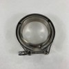 (2 pcs) of 3" I.D. Stainless Steel V-band Clamp &