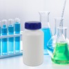 CHILDWEET 1set Chemical Reagent Bottles Thick Sample Storage Container Cap